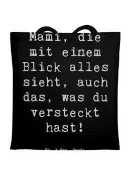 Сумка для переноски Mr & Mrs Panda Mami Superkraft, черный