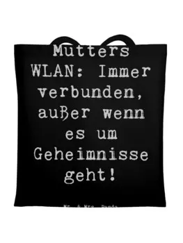 Сумка для переноски Mr & Mrs Panda Mutters WLAN, черный