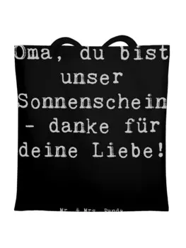 Сумка для переноски Mr & Mrs Panda Oma Sonnenschein, черный