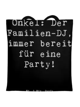 Сумка для переноски Mr & Mrs Panda Onkel Familien DJ, черный