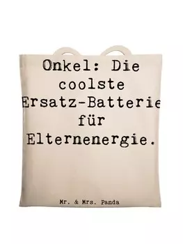 Сумка для переноски Mr & Mrs Panda Onkel Energie, кремовый