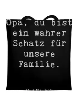 Сумка для переноски Mr & Mrs Panda Opa Schatz, черный