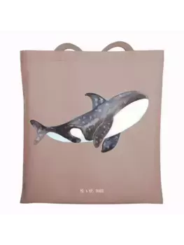 Сумка для переноски Mr & Mrs Panda Orca ohne Spruch, пастельно-коричневый
