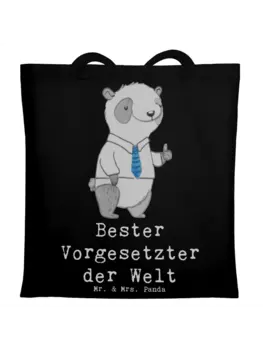 Сумка для переноски Mr & Mrs Panda Panda Bester, черный