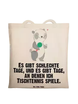 Сумка для переноски Mr & Mrs Panda Panda Tischtennis, кремовый