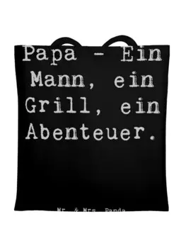 Сумка для переноски Mr & Mrs Panda Papa Abenteuer, черный