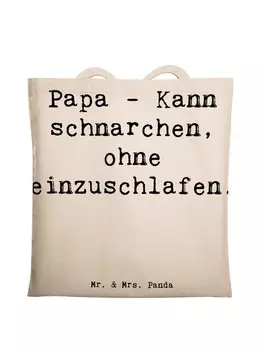 Сумка для переноски Mr & Mrs Panda Papa Schnarchen, кремовый