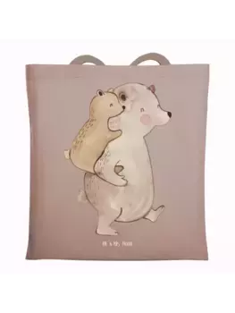 Сумка для переноски Mr & Mrs Panda Papa Br ohne Spruch, пастельно-коричневый