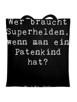 Сумка для переноски Mr & Mrs Panda Patenkind Wunder, черный