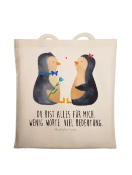 Сумка для переноски Mr & Mrs Panda Pinguin Prchen, кремовый