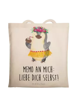 Сумка для переноски Mr & Mrs Panda Pinguin Kokosnuss, кремовый