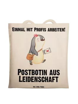 Сумка для переноски Mr & Mrs Panda Postbotin Leidenschaft, кремовый
