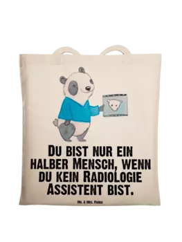 Сумка для переноски Mr & Mrs Panda Radiologie Assistent Herz, кремовый