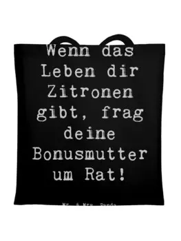 Сумка для переноски Mr & Mrs Panda Rat bei Bonusmutter, черный