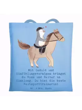 Сумка для переноски Mr & Mrs Panda Reitsport Trainerin Harmonie, небесно-синий