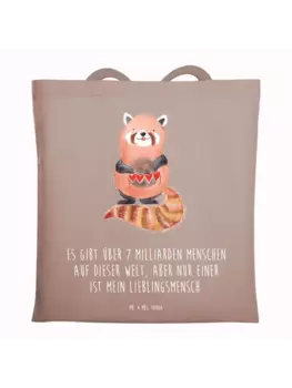 Сумка для переноски Mr & Mrs Panda Roter Panda, пастельно-коричневый