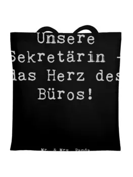 Сумка для переноски Mr & Mrs Panda Sekretrin Herz, черный