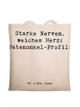 Сумка для переноски Mr & Mrs Panda Starke Patenonkel, кремовый