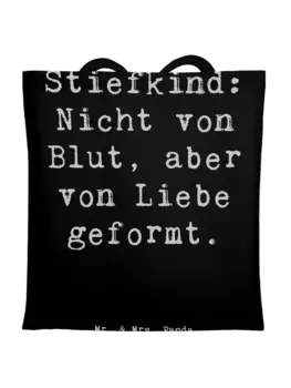 Сумка для переноски Mr & Mrs Panda Stiefkind von Liebe, черный