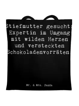 Сумка для переноски Mr & Mrs Panda Stiefmutter Expertin, черный