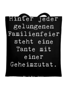 Сумка для переноски Mr & Mrs Panda Tante Geheimzutat, черный