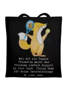 Сумка для переноски Mr & Mrs Panda Tennis Trainerin Spa, черный
