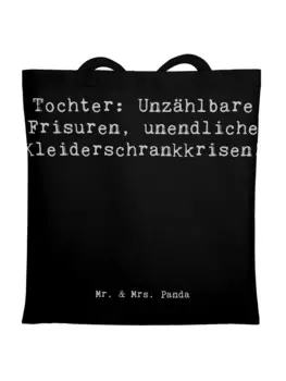 Сумка для переноски Mr & Mrs Panda Tochter Mode, черный