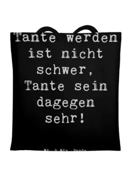 Сумка для переноски Mr & Mrs Panda Tolle Tante, черный