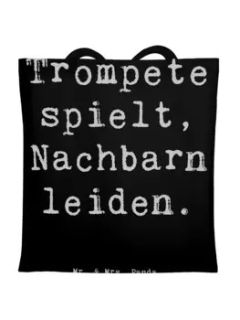 Сумка для переноски Mr & Mrs Panda Trompete Freude, черный