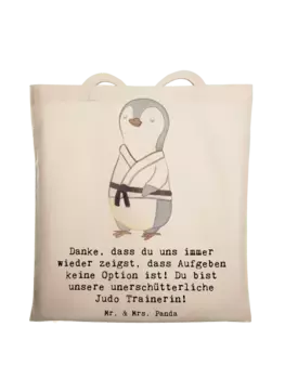 Сумка для переноски Mr & Mrs Panda Unerschtterliche Judo Trainerin mi, кремовый