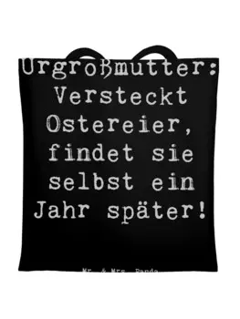 Сумка для переноски Mr & Mrs Panda Urgromutter Schtze, черный