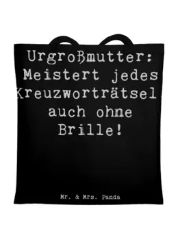 Сумка для переноски Mr & Mrs Panda Urgromutter Genie, черный