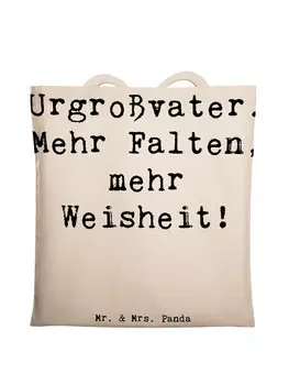 Сумка для переноски Mr & Mrs Panda Urgrovater Weisheit, кремовый