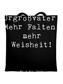 Сумка для переноски Mr & Mrs Panda Urgrovater Weisheit, черный