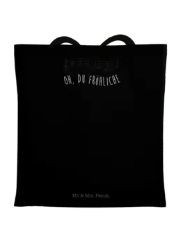 Сумка для переноски Mr & Mrs Panda Weihnachtsbaum schmcken, черный