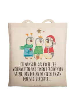 Сумка для переноски Mr & Mrs Panda Winterzeit Heilige drei Knige, кремовый