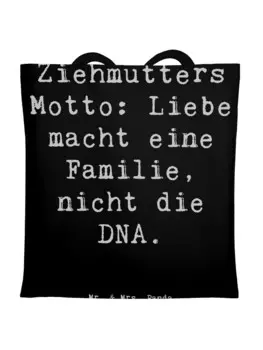 Сумка для переноски Mr & Mrs Panda Ziehmutter Liebe, черный