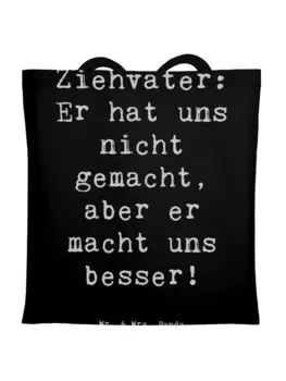 Сумка для переноски Mr & Mrs Panda Ziehvater Liebe, черный