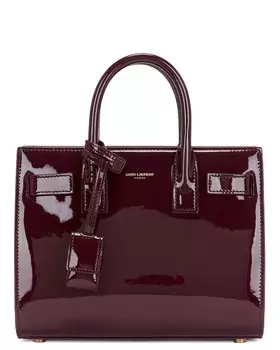 Сумка для переноски Nano Day Bag Saint Laurent, темно-красный