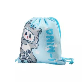 Сумка для плавания LiNing из полиэстера унисекс, синий/серый/белый