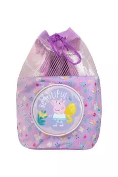 Сумка для плавания с цветочным принтом Peppa Pig, фиолетовый