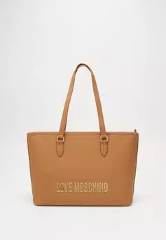 Сумка для покупок BOLD LOVE Love Moschino, коричневый