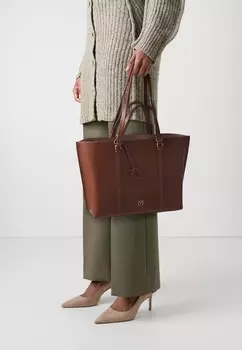 Сумка для покупок CARRIE BIG Pinko, темно-коричневый