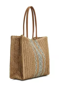 Сумка для покупок Cesare Gaspari, бежевая