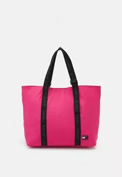 Сумка для покупок DAILY Tommy Jeans, розовый сигнал тревоги