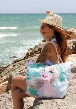 Сумка для покупок DISNEY FROZEN SUMMER BEACH Karactermania, синий