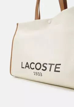 Сумка для покупок Heritage Lacoste, натуральный/коричневый