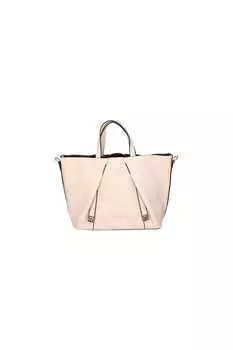 Сумка для покупок из эко-кожи со съемной сумкой для туалетных принадлежностей Braccialini, белый