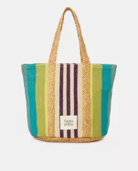 Сумка для покупок из алмазного холста Tintoretto, зеленый