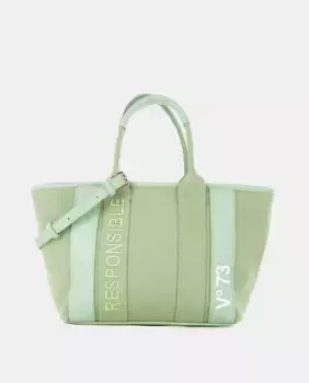 Сумка для покупок из переработанного холста V73 Venezia, светло-зеленый